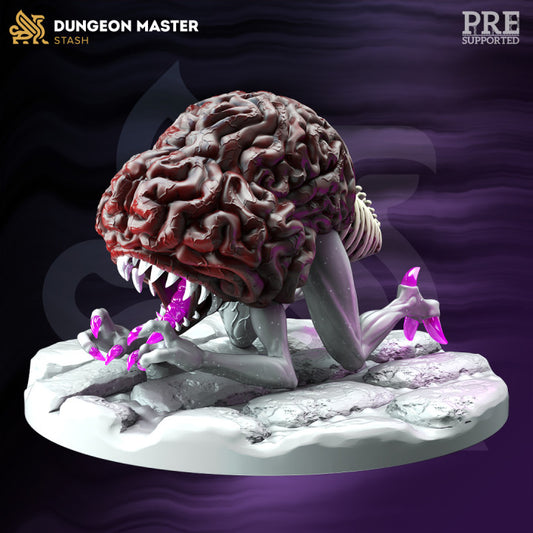 Brain Crab Monster Minion Mind Flayer 32mm Scale - Wisdom Devourer by DM Stash