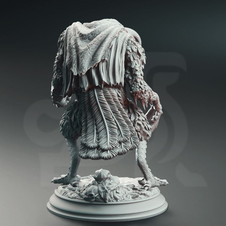 Werecrow Hybrid Abomination Monster Miniature 32mm Scale - Corvid Abominations by DM Stash