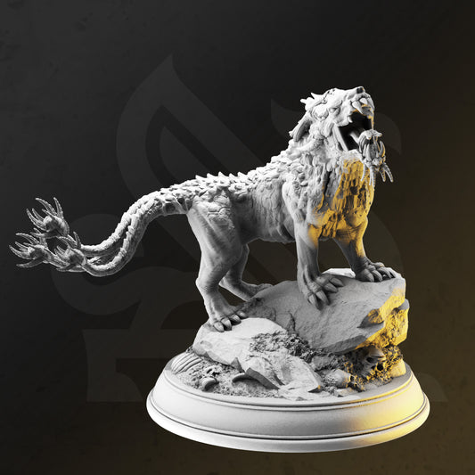 Exotic Beast Predator Monster Minion Miniature 32mm Scale - Godless Panther by DM Stash