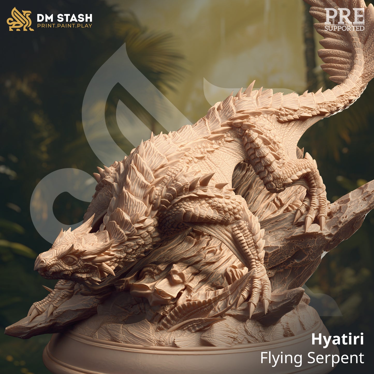 Dragon Fledgling Large Wyrmling 32mm Scale - Flying Serpent by DM Stash