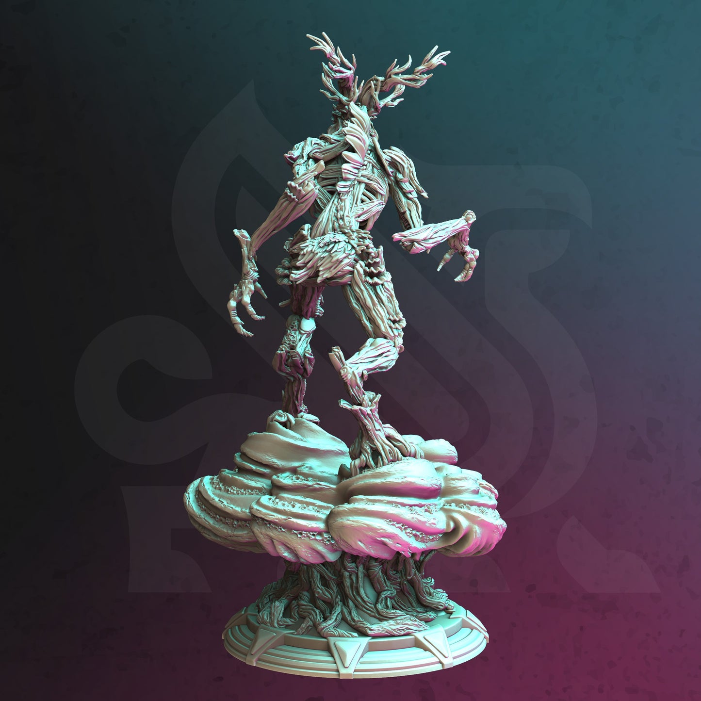 Undead Spriggan Forest Monster Treant 32mm Scale - Corrupted Forest Spirit by DM Stash