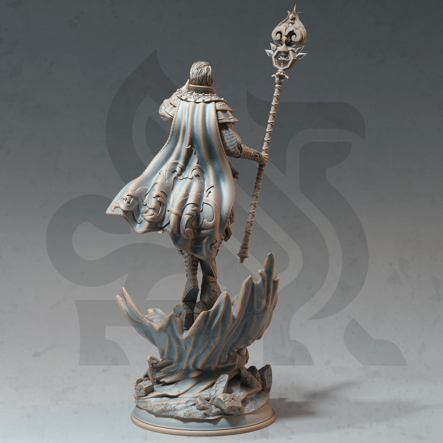 Wizard Elder Arcane Staff Mage Headmaster 32mm Scale - Master Sorcerer by DM Stash