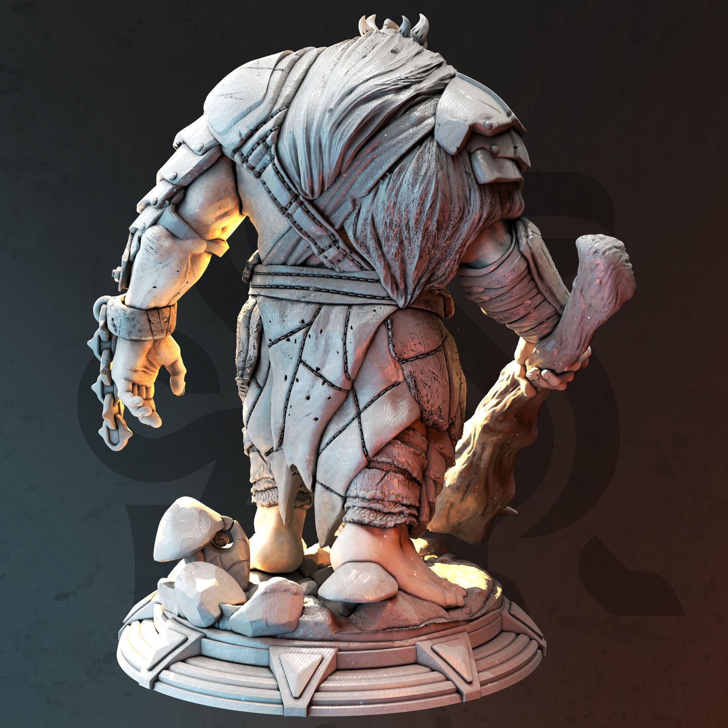 Giant One Eyed Monster Troll Boss Villain Gargantuan 32mm Scale - Elite Cyclops by DM Stash