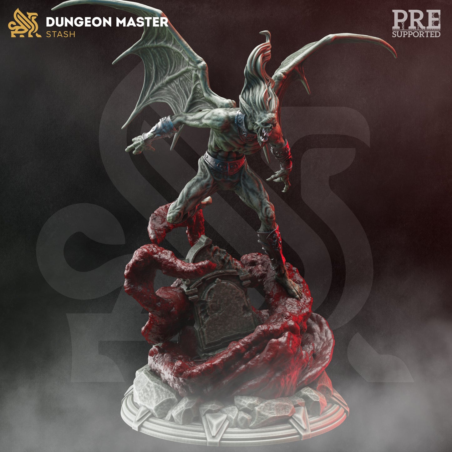 Flying Feral Vampire Undead Boss Monster Enemy 32mm Scale - Elder Vampire by DM Stash