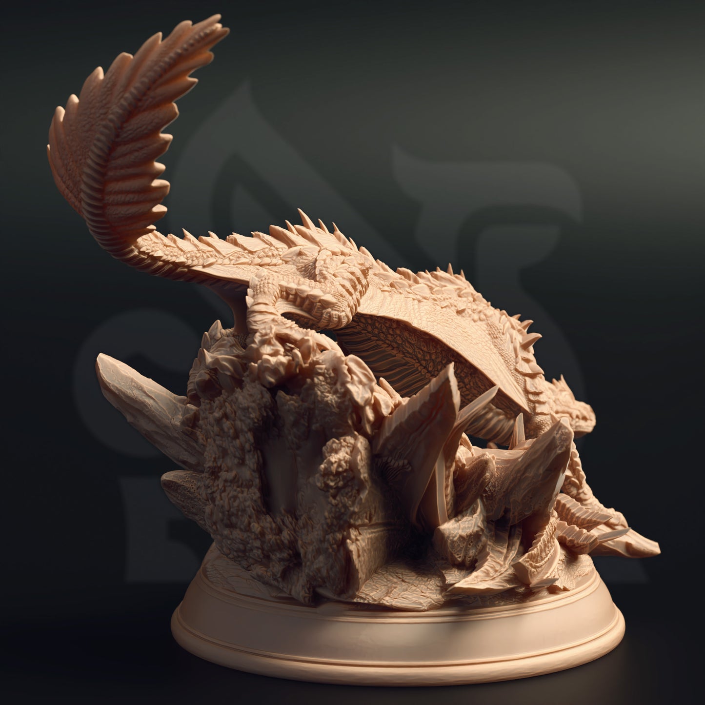 Dragon Fledgling Large Wyrmling 32mm Scale - Flying Serpent by DM Stash