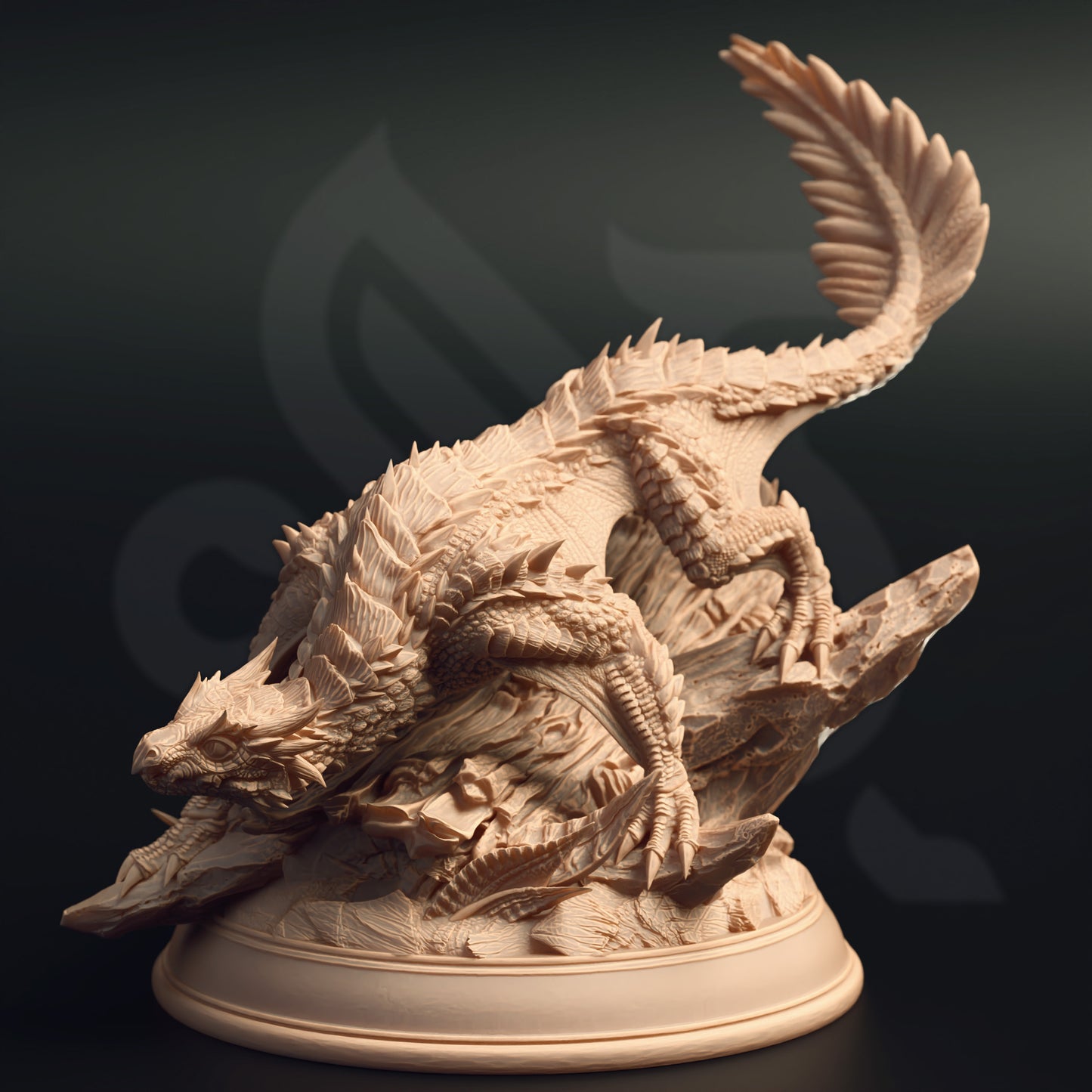 Dragon Fledgling Large Wyrmling 32mm Scale - Flying Serpent by DM Stash