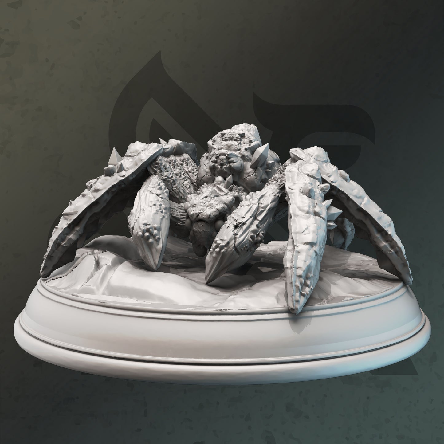 Rock Arachnoid Monster Summon Elemental Miniature 32mm Scale - Stone Spider by DM Stash