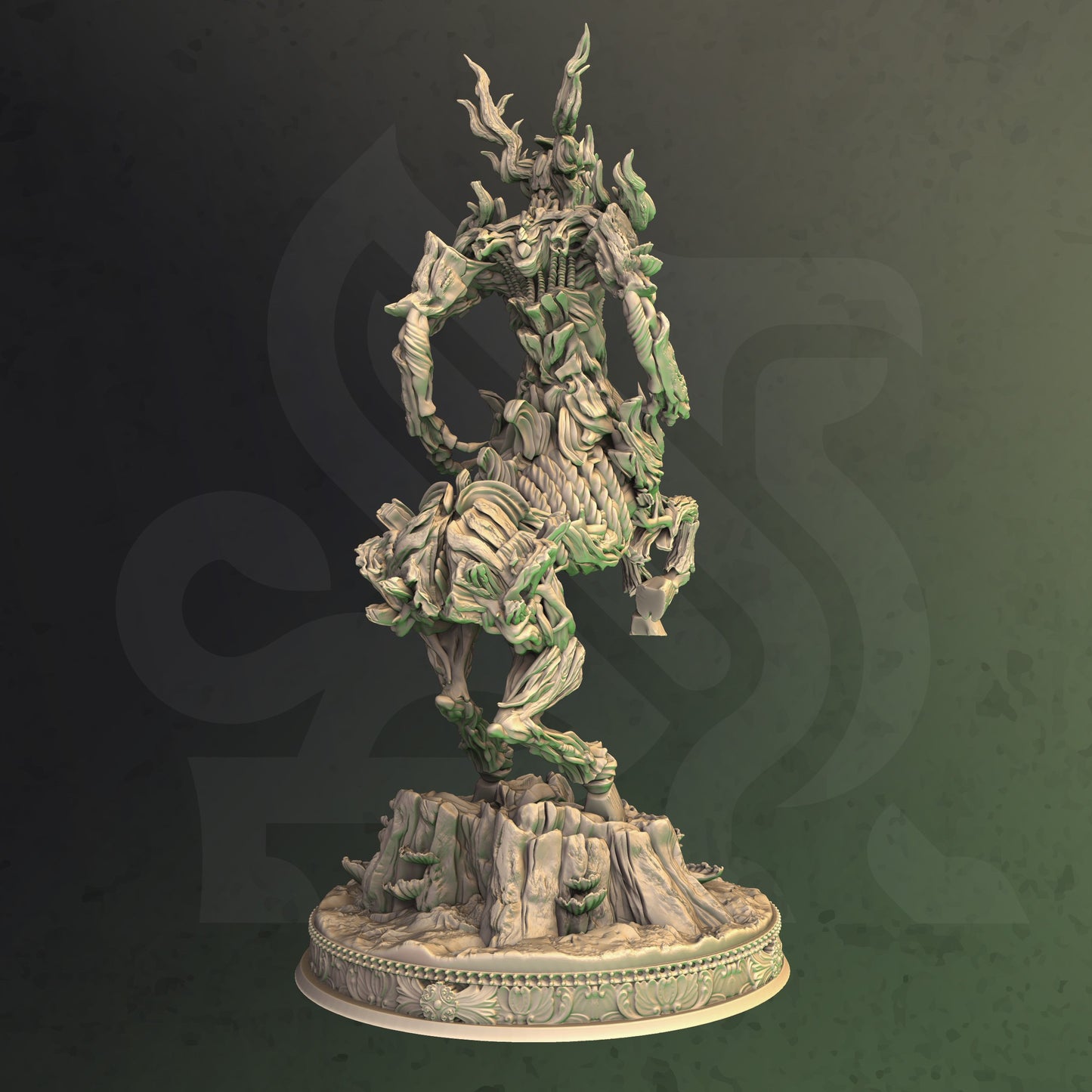 Treant Centaur Forest Guardian Monster Deity 32mm Scale - Angered Forest Spirit by DM Stash