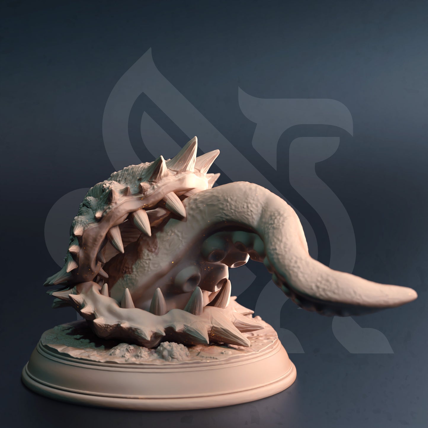 Mimic Shapeshifting Sea Monster Miniature 2 Forms 32mm Scale - Clam Mimic by DM Stash