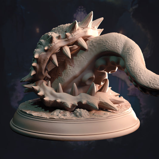 Mimic Shapeshifting Sea Monster Miniature 2 Forms 32mm Scale - Clam Mimic by DM Stash