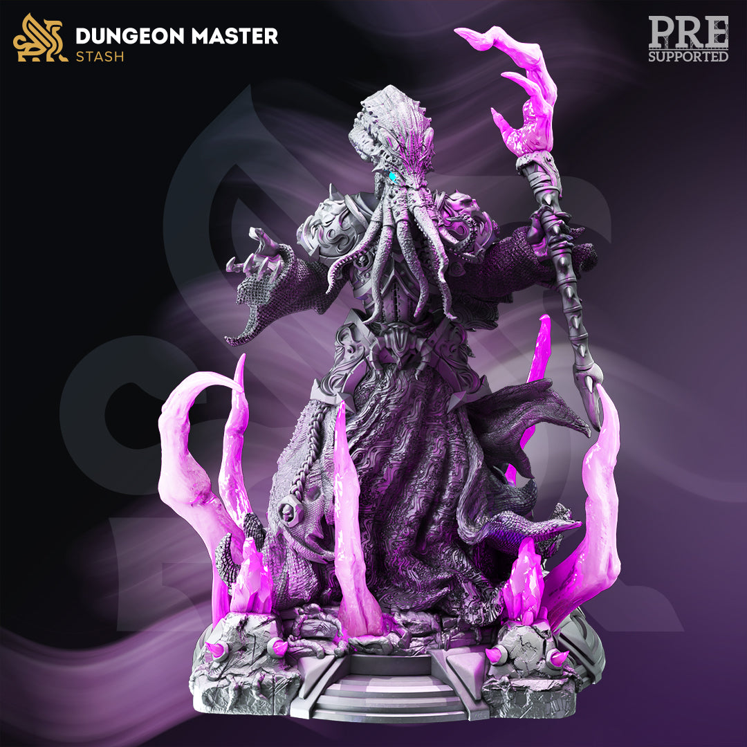 Lovecraftian Spellcaster Villain Monster Aberration 32mm Scale - Elder Psyflayer by DM Stash