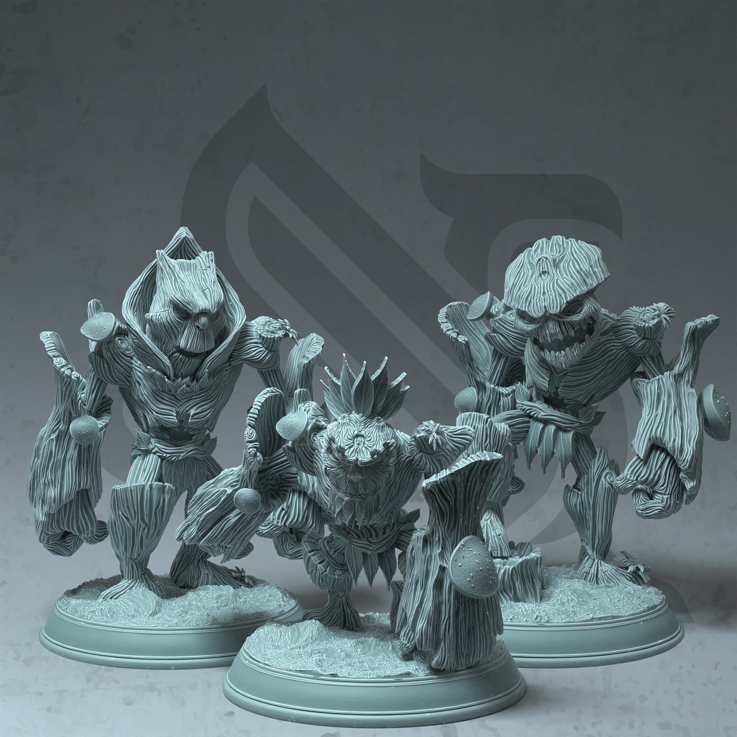 Mythical Plant Monster Trio 32mm Scale  - Treant Saplings by DM Stash